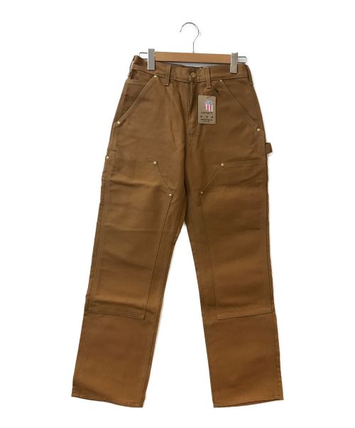 CarHartt（カーハート）CarHartt (カーハート) USA製ダブルニーダックペインターパンツ ブラウン サイズ:W28 未使用品の古着・服飾アイテム