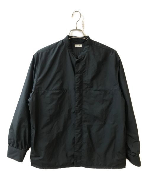 STEVEN ALAN（スティーブンアラン）STEVEN ALAN (スティーブンアラン) PE RIP PUFF STAND COLLAR SHIRT ブラック サイズ:Sの古着・服飾アイテム