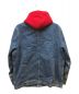 SUPREME (シュプリーム) Hooded Chore Coat レッド×ブルー サイズ:L：17800円