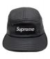 SUPREME（シュプリーム）の古着「Leather Camp Cap」｜ブラック