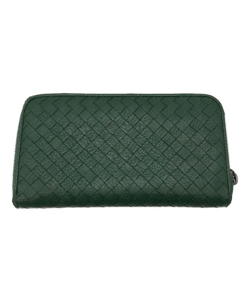 BOTTEGA VENETA（ボッテガベネタ）BOTTEGA VENETA (ボッテガベネタ) イントレチャートウォレット グリーンの古着・服飾アイテム