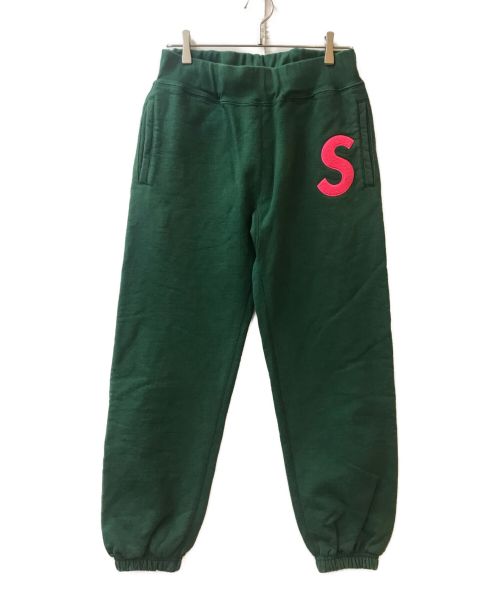 SUPREME（シュプリーム）SUPREME (シュプリーム) S Logo Sweatpant グリーン サイズ:Sの古着・服飾アイテム