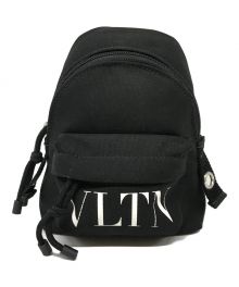 VALENTINO（ヴァレンティノ）の古着「VLTN ナイロン ミニ バックパック」｜ブラック