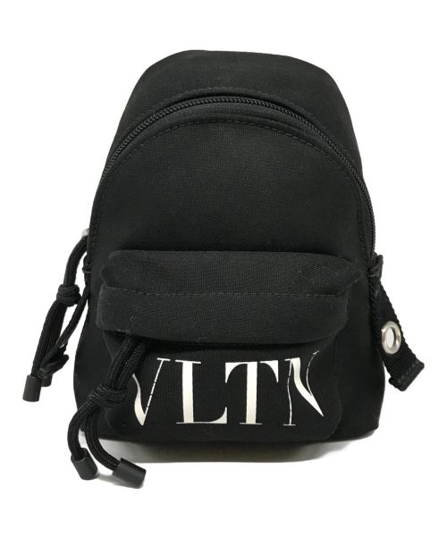 VALENTINO（ヴァレンティノ）VALENTINO (ヴァレンティノ) VLTN ナイロン ミニ バックパック ブラックの古着・服飾アイテム