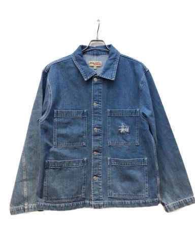 【中古・古着通販】stussy (ステューシー) Denim Chore インディゴ