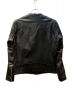 Schott (ショット) NO COLLAR LAMBSKIN RIDERS ブラック サイズ:38：39800円