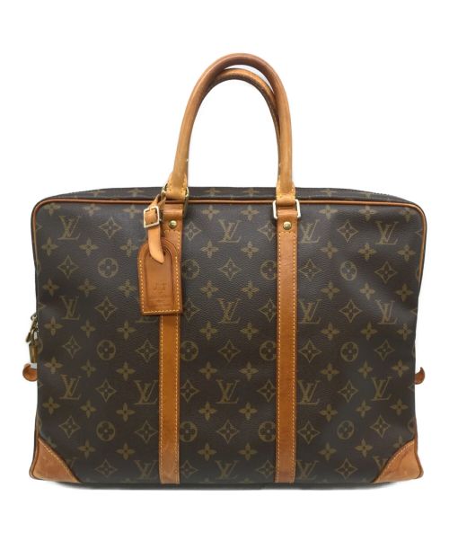 LOUIS VUITTON（ルイ ヴィトン）LOUIS VUITTON (ルイ ヴィトン) ポルトドキュマン　ヴォワヤージュ　モノグラム ブラウン サイズ:-の古着・服飾アイテム