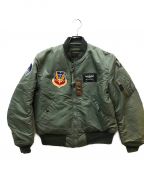 BUZZ RICKSON'Sバズリクソンズ）の古着「510th Tactical Fighter Squadron MA-1」｜グリーン