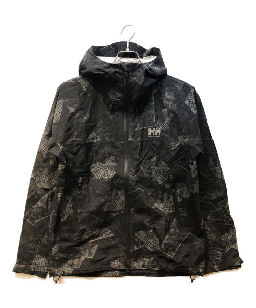 HELLY HANSEN（ヘリーハンセン）HELLY HANSEN (ヘリーハンセン) Nordic Camo Print Jacket  ブラック サイズ:Mの古着・服飾アイテム