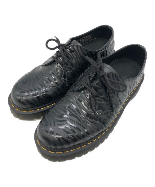 Dr.Martens（ドクターマーチン）Dr.Martens (ドクターマーチン) BEX ZEBRA EMBOSS 3ホールシューズ ブラック サイズ:UK10の古着・服飾アイテム