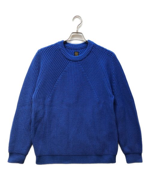 BATONER（バトナ―）BATONER (バトナ―) SIGNATURE CREW NECK SWEATER ブルー サイズ:3の古着・服飾アイテム