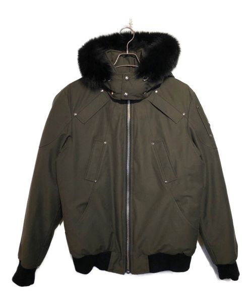 MOOSE KNUCKLES（ムース ナックルズ）MOOSE KNUCKLES (ムース ナックルズ) ORIGINAL BALLISTIC BOMBER FUR グリーン サイズ:Lの古着・服飾アイテム