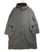 alk phenixアルクフェニックス）の古着「Zak coat II Karu-Stretch Taffeta ダウンコート」｜グレー