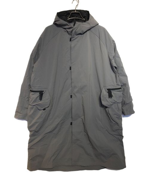 alk phenix（アルクフェニックス）alk phenix (アルクフェニックス) Zak coat II Karu-Stretch Taffeta ダウンコート グレー サイズ:XL 未使用品の古着・服飾アイテム