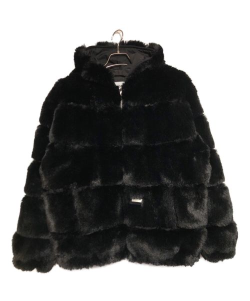 SUPREME（シュプリーム）SUPREME (シュプリーム) WTAPS (ダブルタップス) Faux Fur Hooded Jacket ブラック サイズ:Mの古着・服飾アイテム