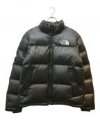 SUPREME×THE NORTH FACEシュプリーム×ザ ノース フェイス）の古着「LEATHER NUPTSE JACKET」｜ブラック