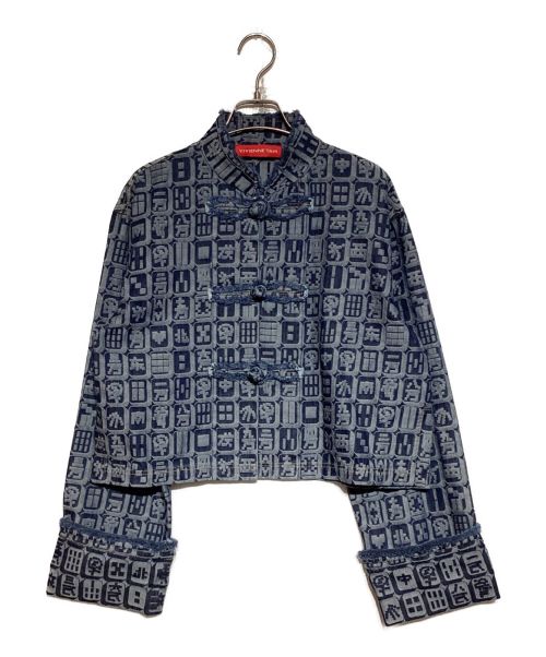 VIVIENNE TAM（ヴィヴィアンタム）VIVIENNE TAM (ヴィヴィアンタム) MAHJONG JACQUARD DENIM JACKET インディゴ サイズ:42の古着・服飾アイテム