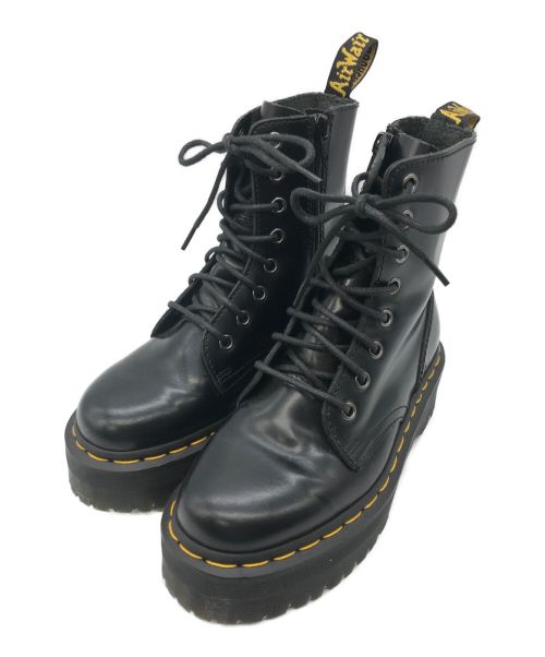 Dr.Martens（ドクターマーチン）Dr.Martens (ドクターマーチン) JADON 厚底8ホールブーツ ブラック サイズ:UK3の古着・服飾アイテム