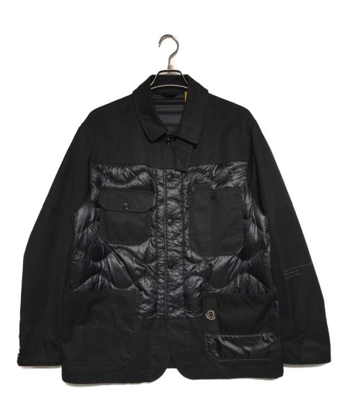 MONCLER GENIUS（モンクレール ジーニアス）MONCLER GENIUS (モンクレール ジーニアス) FRAGMENT DESIGN (フラグメント デザイン) Achirdショートダウンジャケット ブラック サイズ:３の古着・服飾アイテム