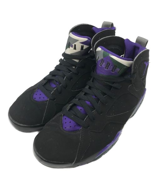 NIKE（ナイキ）NIKE (ナイキ) AIR JORDAN 7 RETRO パープル×ブラック サイズ:US 8の古着・服飾アイテム