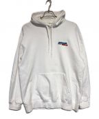 doubletダブレット）の古着「HIDDEN CHAOS EMBROIDERY HOODIE」｜ホワイト