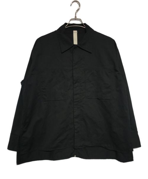 SHINYA KOZUKA（シンヤコズカ）SHINYA KOZUKA (シンヤコズカ) WORK SHIRTISH JACKET ブラック サイズ:Sの古着・服飾アイテム