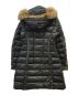 MONCLER (モンクレール) ファー付ダウンコート グレー サイズ:1：49800円