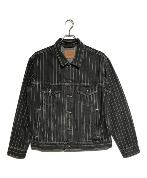 SUPREME（シュプリーム）SUPREME (シュプリーム) LEVI'S (リーバイス) Pinstripe Trucker Jacket ブラック サイズ:Sの古着・服飾アイテム