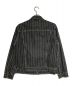 SUPREME (シュプリーム) LEVI'S (リーバイス) Pinstripe Trucker Jacket ブラック サイズ:S：39800円