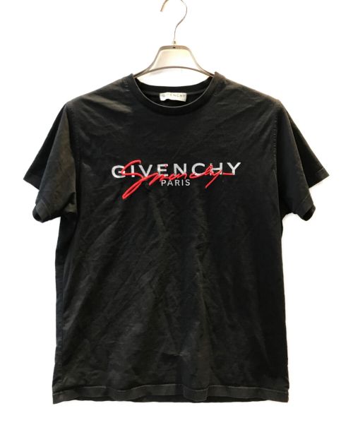 GIVENCHY（ジバンシィ）GIVENCHY (ジバンシィ) SIGNATURE PRINT Tシャツ ブラック サイズ:XSの古着・服飾アイテム