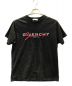 GIVENCHY（ジバンシィ）の古着「SIGNATURE PRINT Tシャツ」｜ブラック