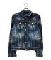 DSQUARED2（ディースクエアード）の古着「DAN JEAN JACKET（ダン　ジーン　ジャケット）」｜インディゴ