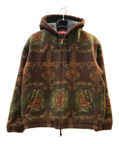 SUPREME（シュプリーム）Supreme (シュプリーム) Woven Hooded Jacket ブラウン サイズ:Sの古着・服飾アイテム