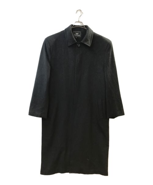 GIORGIO ARMANI（ジョルジョアルマーニ）GIORGIO ARMANI (ジョルジョアルマーニ) スーパーロングコート グレー サイズ:56の古着・服飾アイテム