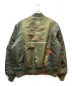 AAPE BY A BATHING APE (エーエイプ バイ アベイシングエイプ) ALPHA (アルファ) REVERSIBLE MA-1 カーキ サイズ:XL：22000円