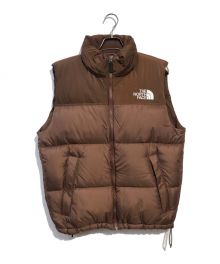 THE NORTH FACE（ザ ノース フェイス）の古着「ヌプシダウンベスト」｜ブラウン