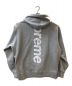 SUPREME (シュプリーム) Satin Applique Hooded Sweatshirt グレー サイズ:xxlarge：18000円