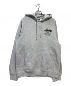 stussy×DOVER STREET MARKETステューシー×ドーバー ストリート マーケット）の古着「プルオーバーパーカー」｜グレー