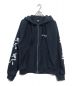 stussy（ステューシー）の古着「スリーブプリントジップパーカー」｜ネイビー