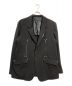 s'yte（サイト）の古着「PE/RAYON GABARDINE STRETCH 2BS STUDS JACKET」｜ブラック