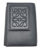 LOEWEロエベ）の古着「トライフォールドウォレット」｜ネイビー