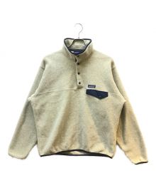 Patagonia（パタゴニア）の古着「シンチラスナップTフリースジャケット」｜アイボリー