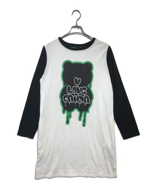 VIVIENNE TAM（ヴィヴィアンタム）VIVIENNE TAM (ヴィヴィアンタム) 210G SOLID COTTON JERSEY PANDA グリーン サイズ:Lの古着・服飾アイテム