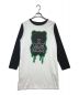 VIVIENNE TAM（ヴィヴィアンタム）の古着「210G SOLID COTTON JERSEY PANDA」｜グリーン