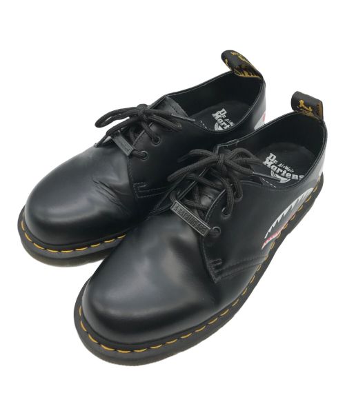 Dr.Martens（ドクターマーチン）Dr.Martens (ドクターマーチン) A BATHING APE (アベイシングエイプ) Mastermind JAPAN (マスターマインド ジャパン) 3 Holes Shoes ブラック サイズ:UK7の古着・服飾アイテム