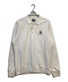 stussy（ステューシー）の古着「ポロスウェット」｜ホワイト