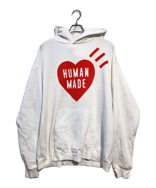 HUMAN MADE（ヒューマンメイド）HUMAN MADE (ヒューマンメイド) SWEAT HOODIE ホワイト サイズ:XXLの古着・服飾アイテム