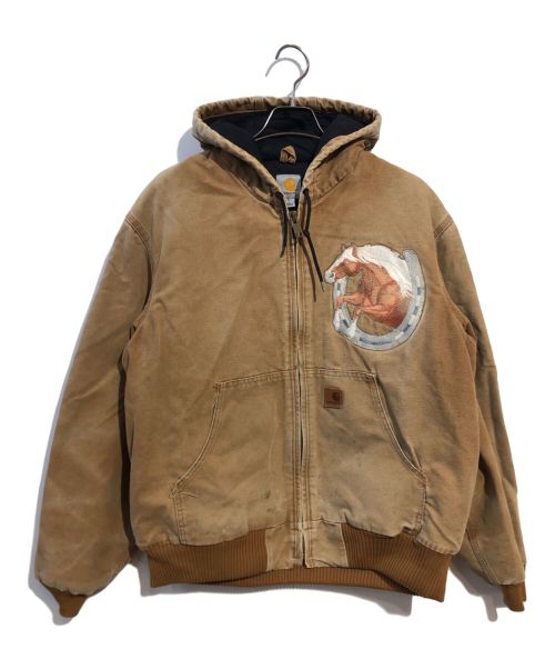 CarHartt（カーハート）CarHartt (カーハート) リメイクアクティブジャケット ベージュ サイズ:Lの古着・服飾アイテム