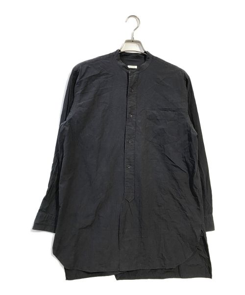 COMOLI（コモリ）COMOLI (コモリ) バンドカラーシャツ ネイビー サイズ:2の古着・服飾アイテム