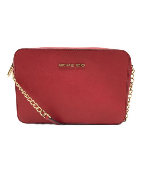 MICHAEL KORS（マイケルコース）MICHAEL KORS (マイケルコース) ショルダーバッグ レッドの古着・服飾アイテム